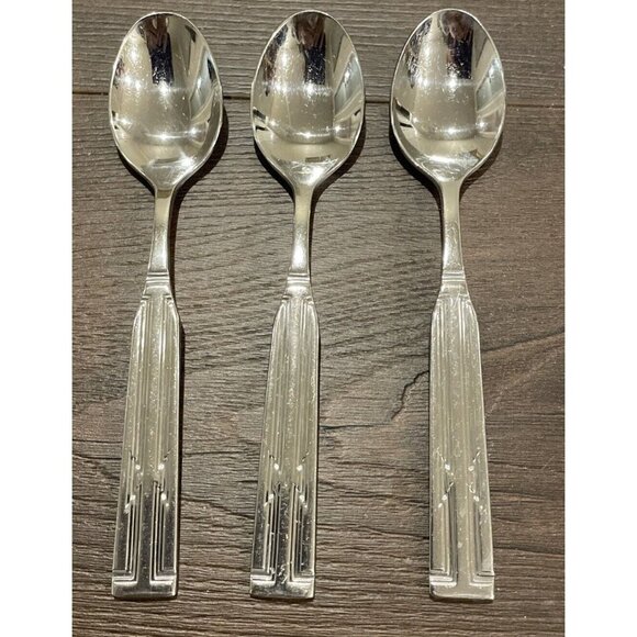 Towle Southwest Set of 3 Teaspoons 18/8 Supreme‎ Stainless Flatware Korea - Picture 1 of 4